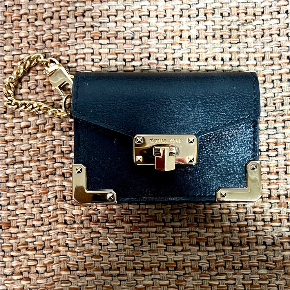 Michael Kors leather card keeper